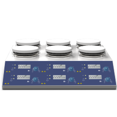Labcarta Hotplate Magnetic Stirrer LCD Digital 6 Channel