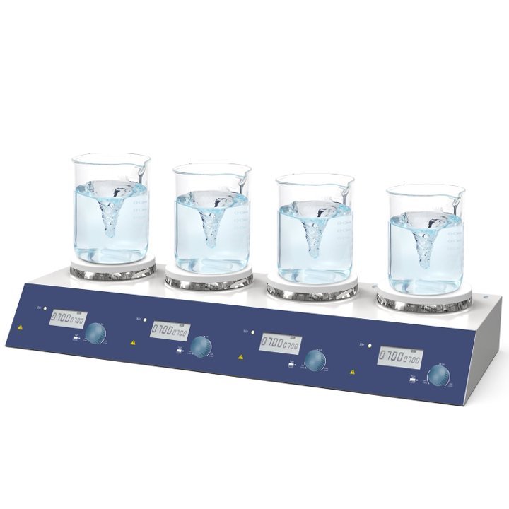 4/6 Channel LCD Digital Magnetic Stirrer