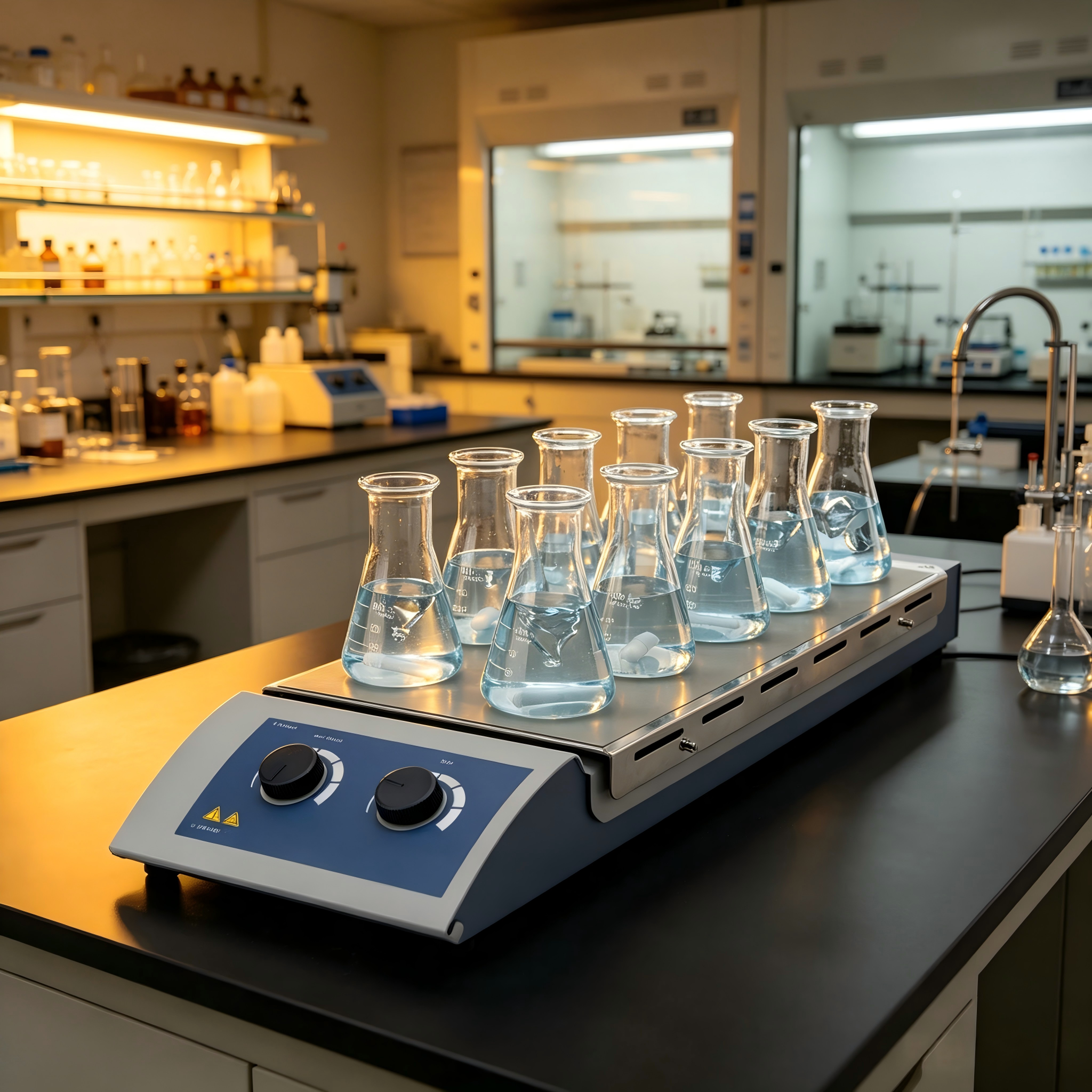 10-Position Magnetic Hotplate StirrerIlabcarta Technology Co., Ltd.