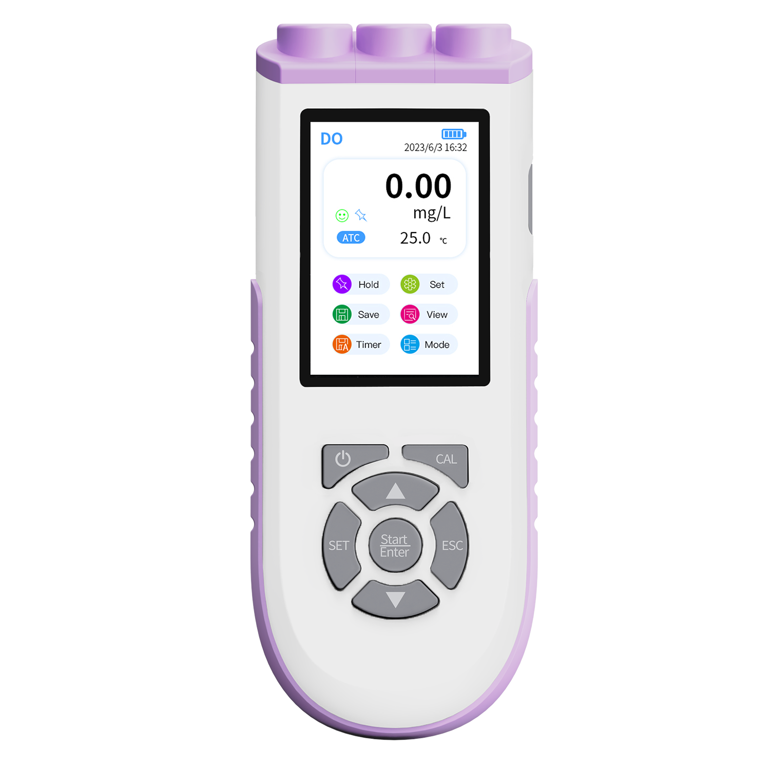 Portable Optical DO Meter full front view