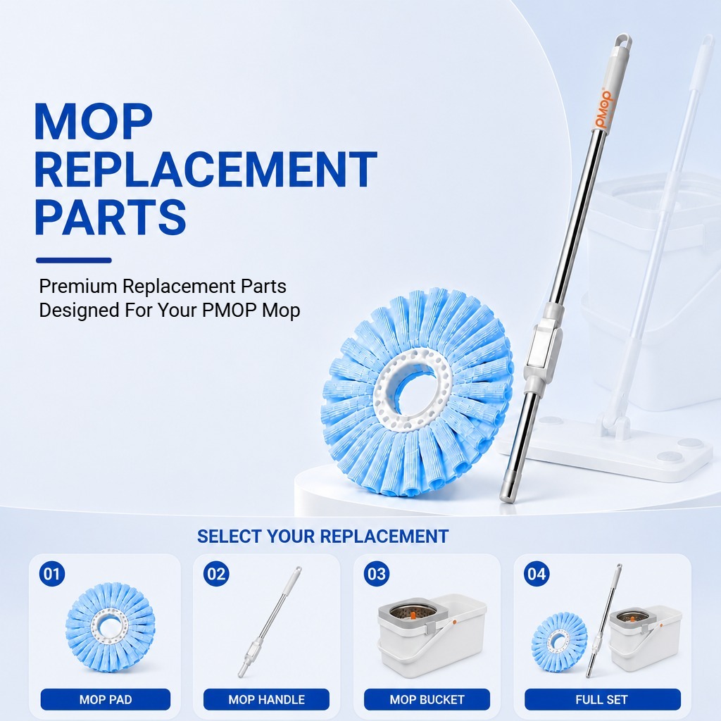 PMOP PREMIUM Mop Support Warranty and Replacement Parts