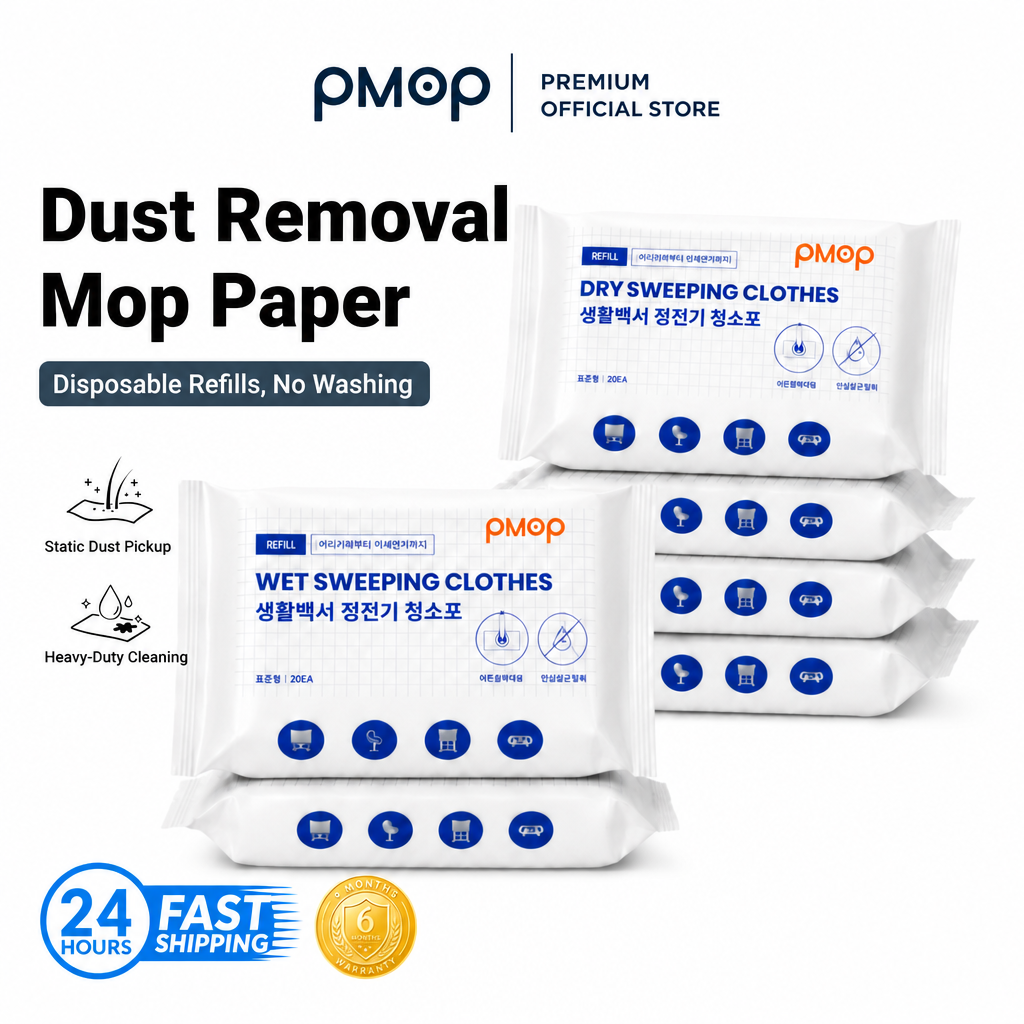PMOP PREMIUM Disposable Dry and wet wipes for Household cleaning