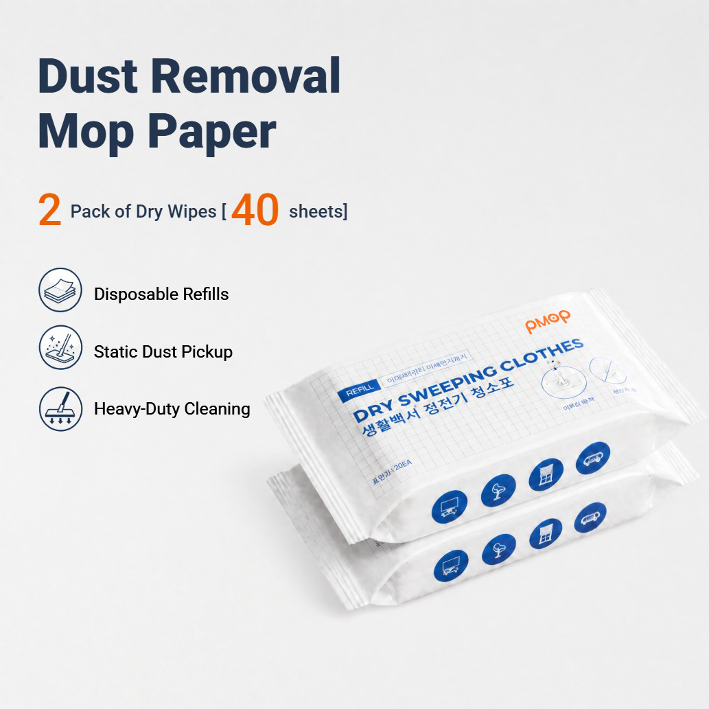 PMOP PREMIUM Disposable Dry and wet wipes for Household cleaning