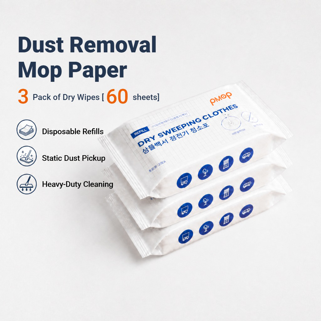 PMOP PREMIUM Disposable Dry and wet wipes for Household cleaning