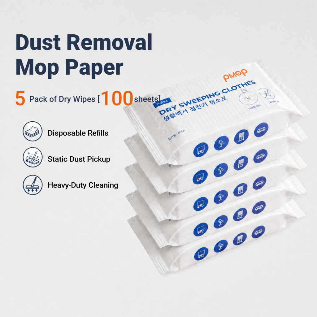 PMOP PREMIUM Disposable Dry and wet wipes for Household cleaning