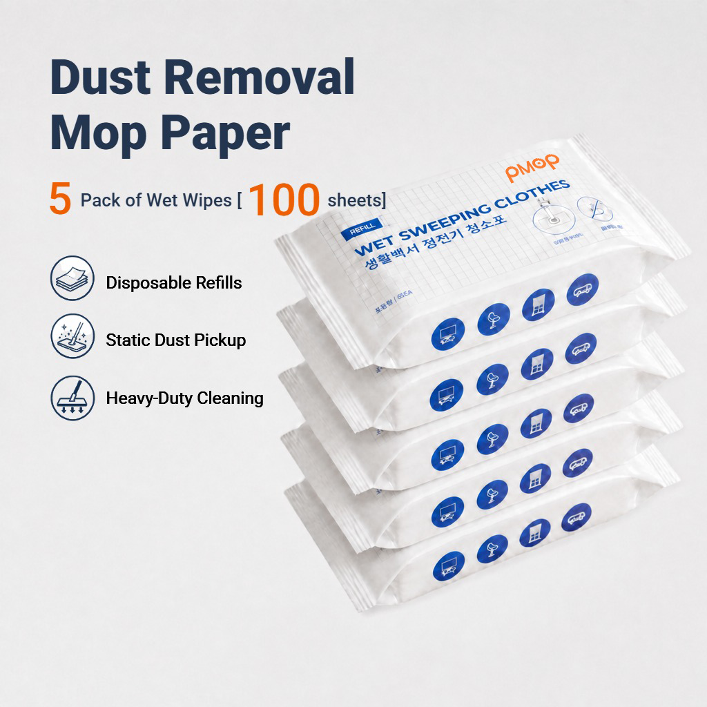 PMOP PREMIUM Disposable Dry and wet wipes for Household cleaning