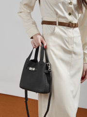 Wholesale Genuine Leather Basket Bag Manufacturer | Custom Water Bucket Design Handbag for Women | Louis Bags
