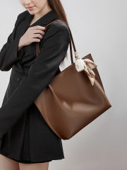 Wholesale Large Capacity Mother and Child Tote Bag Manufacturer | Custom Urban Simple Leather Handbag | Louis Bags