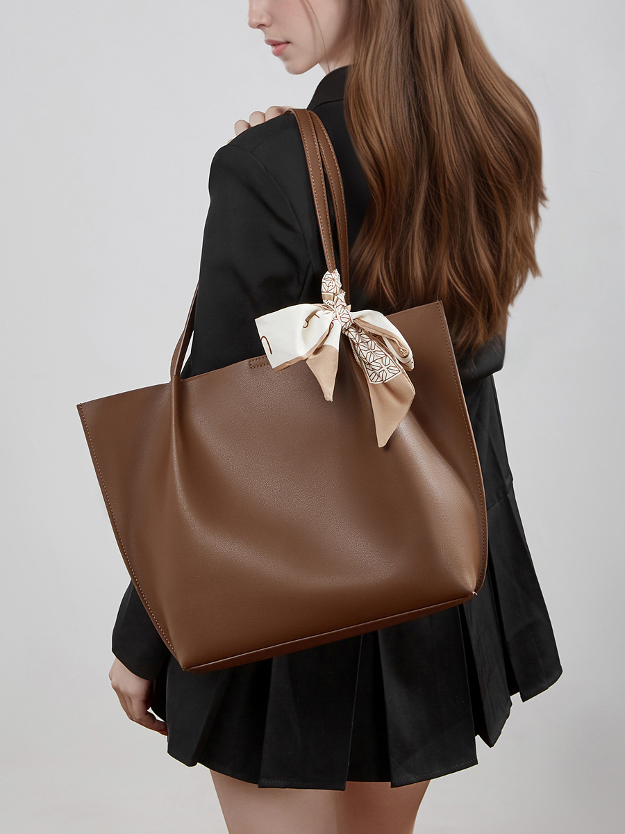 Wholesale Large Capacity Mother and Child Tote Bag Manufacturer | Custom Urban Simple Leather Handbag | Louis Bags
