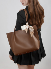 Wholesale Large Capacity Mother and Child Tote Bag Manufacturer | Custom Urban Simple Leather Handbag | Louis Bags