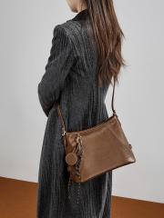Wholesale Versatile Leather Hobo Bag Manufacturer | Custom Shoulder Crossbody Commuting Tote | Louis Bags