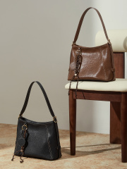 Wholesale Versatile Leather Hobo Bag Manufacturer | Custom Shoulder Crossbody Commuting Tote | Louis Bags
