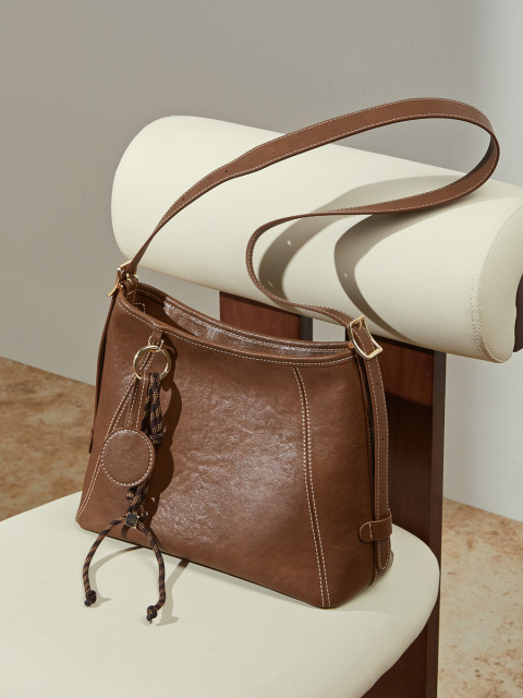Wholesale Versatile Leather Hobo Bag Manufacturer | Custom Shoulder Crossbody Commuting Tote | Louis Bags