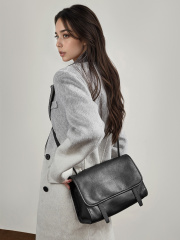 Wholesale Top Layer Cowhide Versatile Bag Manufacturer | Custom Retro Single Shoulder Crossbody Handbag | Louis Bags