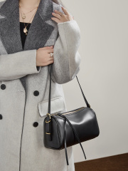 Women's Vegetable Tanned Genuine Leather Pillow Bag 2026, Large Capacity Tote Shoulder Crossbody Handbag Spring Summer New Arrival