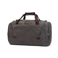 Large Capacity Canvas Travel Duffel 2026, Unisex Weekender Bag for Men Women, Carry-on Overnight Luggage Solid Color Zipper