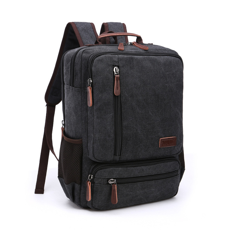 Wholesale Large Capacity Student Travel Backpack Manufacturer | Custom Retro Canvas Backpack Unisex | Louis Bags