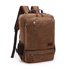 Wholesale Large Capacity Student Travel Backpack Manufacturer | Custom Retro Canvas Backpack Unisex | Louis Bags
