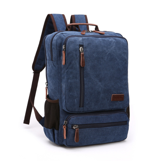 Wholesale Large Capacity Student Travel Backpack Manufacturer | Custom Retro Canvas Backpack Unisex | Louis Bags