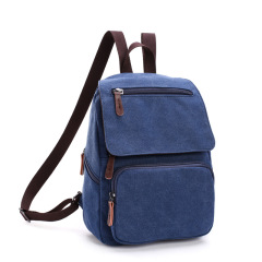 Wholesale Canvas Handheld Backpack Manufacturer | Custom Unisex Small Student Backpack Street Casual | Louis Bags