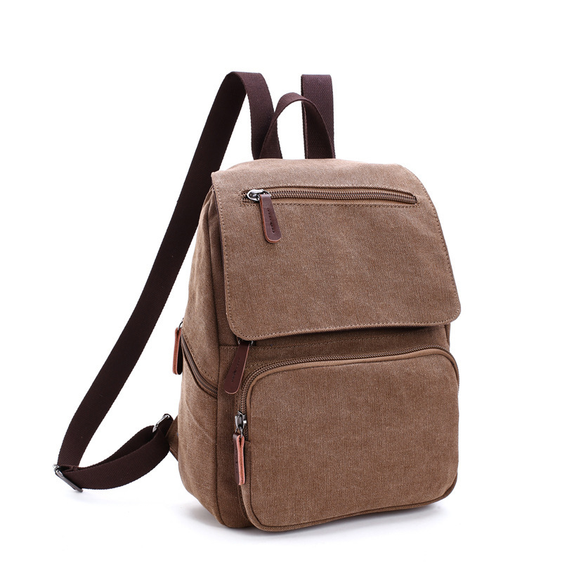 Wholesale Canvas Handheld Backpack Manufacturer | Custom Unisex Small Student Backpack Street Casual | Louis Bags