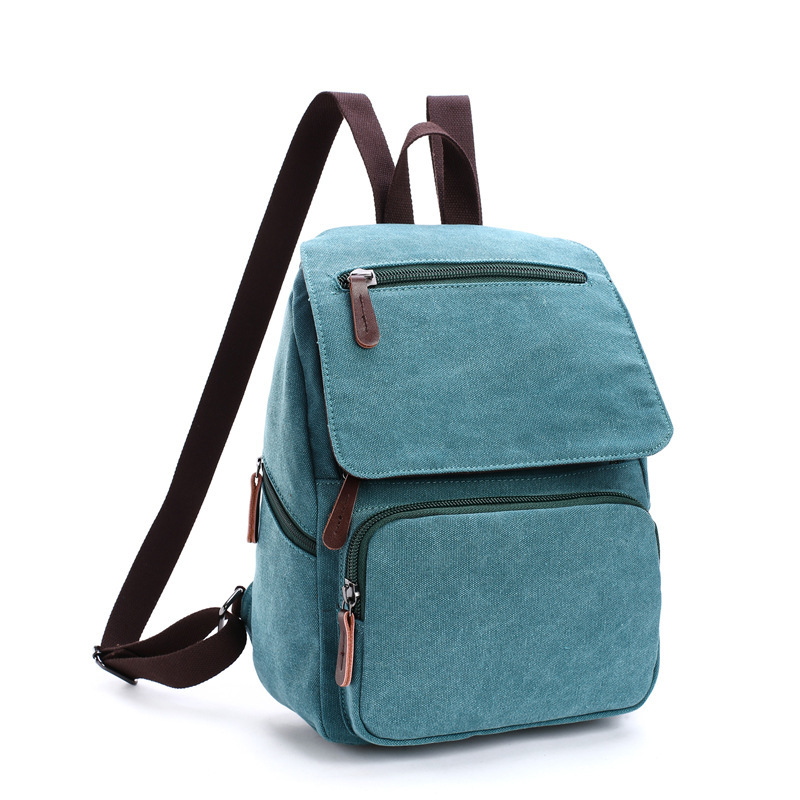 Wholesale Canvas Handheld Backpack Manufacturer | Custom Unisex Small Student Backpack Street Casual | Louis Bags