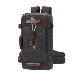 Wholesale 2-in-1 Convertible Canvas Backpack Manufacturer | Custom OEM/ODM Hiking Travel Bag for Men | Louis Bags