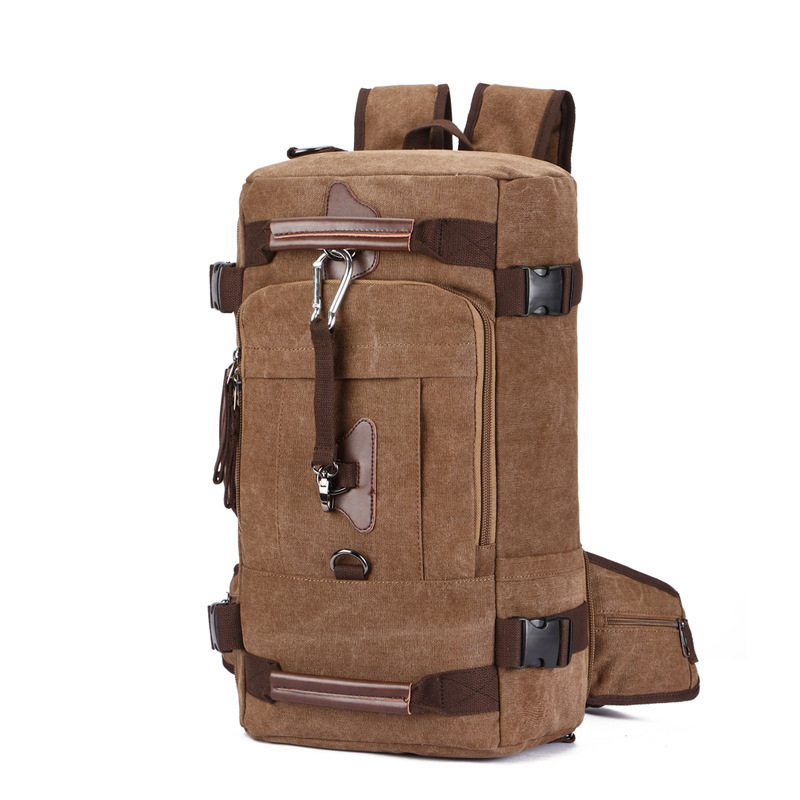 Wholesale 2-in-1 Convertible Canvas Backpack Manufacturer | Custom OEM/ODM Hiking Travel Bag for Men | Louis Bags