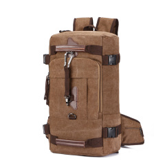 Wholesale 2-in-1 Convertible Canvas Backpack Manufacturer | Custom OEM/ODM Hiking Travel Bag for Men | Louis Bags