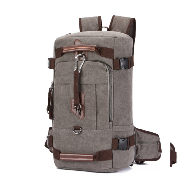 Wholesale 2-in-1 Convertible Canvas Backpack Manufacturer | Custom OEM/ODM Hiking Travel Bag for Men | Louis Bags