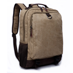 Wholesale Korean Style Canvas Backpack Manufacturer | Custom Multi-compartment Men's Casual Bag | Louis Bags