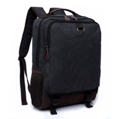 Wholesale Korean Style Canvas Backpack Manufacturer | Custom Multi-compartment Men's Casual Bag | Louis Bags