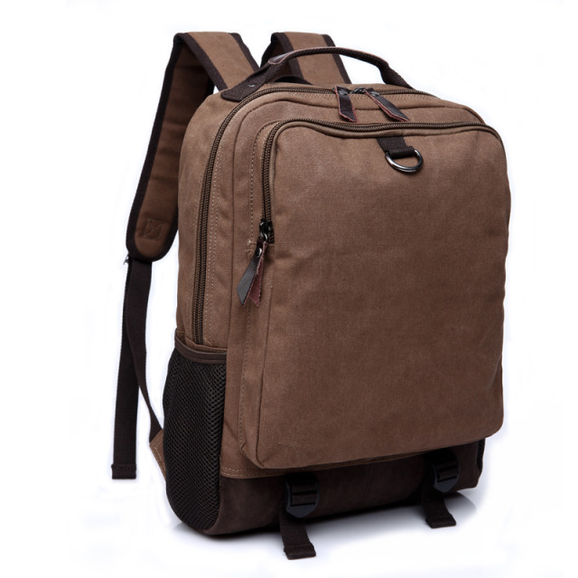 Wholesale Korean Style Canvas Backpack Manufacturer | Custom Multi-compartment Men's Casual Bag | Louis Bags