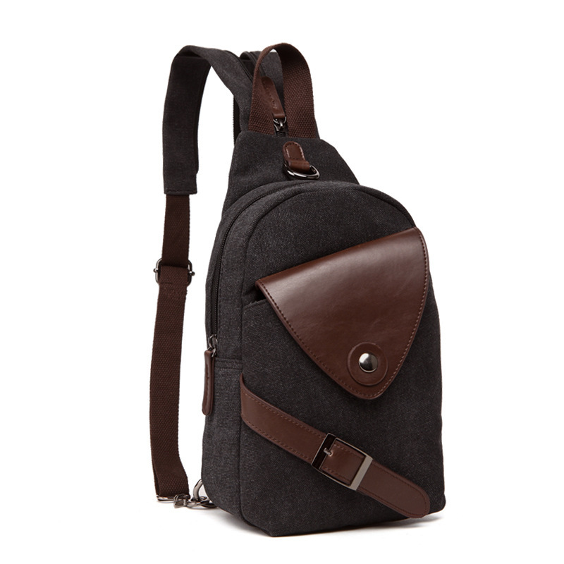 Wholesale Canvas 2-in-1 Backpack Manufacturer | Custom Small Chest Bag Unisex for Men Women | Louis Bags