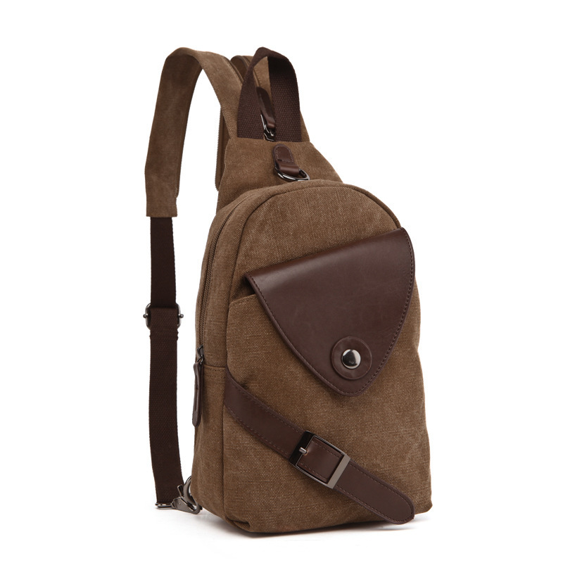 Wholesale Canvas 2-in-1 Backpack Manufacturer | Custom Small Chest Bag Unisex for Men Women | Louis Bags