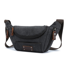 Wholesale Versatile Canvas Waist Bag Manufacturer | Custom Men's 3-in-1 Shoulder Crossbody Pack | Louis Bags
