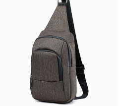 Wholesale Men's Waterproof Chest Bag Manufacturer | Custom Trendy Shoulder Crossbody Small Pack | Louis Bags