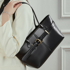 Women's Faux Leather Handbag 2026 Top Handle Shoulder Bag Niche Designer Buckle Purse Crossbody Tote Office Daily Casual  3259