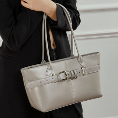 Women's Faux Leather Handbag 2026 Top Handle Shoulder Bag Niche Designer Buckle Purse Crossbody Tote Office Daily Casual  3259