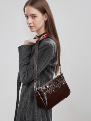 Wholesale Top Layer Oil Wax Leather Bag Manufacturer | Custom Women's Genuine Leather Shoulder Crossbody Handbag | Louis Bags