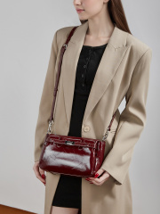 Wholesale Top Layer Oil Wax Leather Bag Manufacturer | Custom Women's Genuine Leather Shoulder Crossbody Handbag | Louis Bags