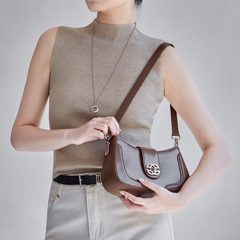 Wholesale Summer Genuine Leather Bag Manufacturer | Custom Niche Designer Shoulder Crossbody Handbag | Louis Bags