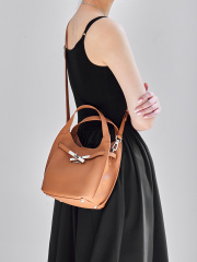 Wholesale TC Pattern Leather Bucket Bag Manufacturer | Custom Women's Shoulder Crossbody Handbag | Louis Bags