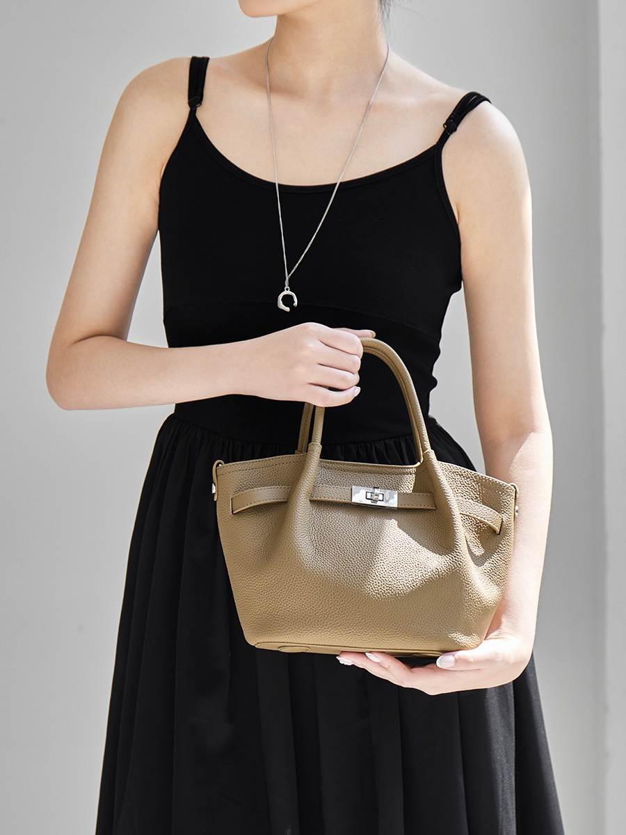 Wholesale Spring/Summer Leather Basket Bag Manufacturer | Custom Women's Shoulder Crossbody Handbag | Louis Bags