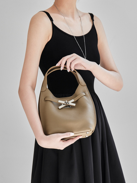 Wholesale TC Pattern Leather Bucket Bag Manufacturer | Custom Women's Shoulder Crossbody Handbag | Louis Bags