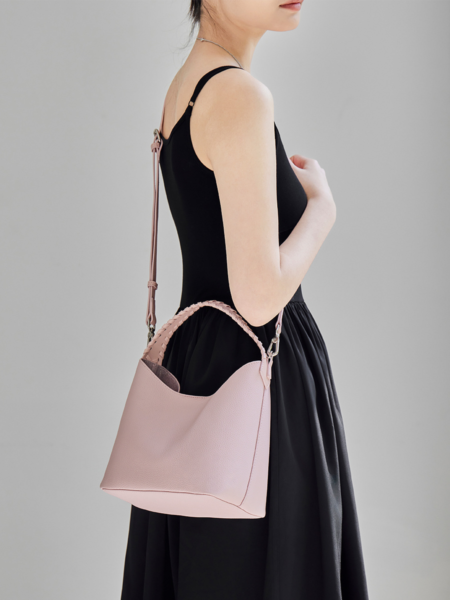 Wholesale Korean Style Leather Bucket Bag Manufacturer | Custom Shoulder Crossbody Underarm Bag | Louis Bags