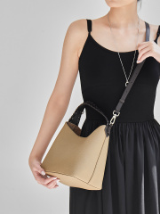 Wholesale Korean Style Leather Bucket Bag Manufacturer | Custom Shoulder Crossbody Underarm Bag | Louis Bags