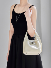 Wholesale TC Pattern Leather Bucket Bag Manufacturer | Custom Women's Shoulder Crossbody Handbag | Louis Bags