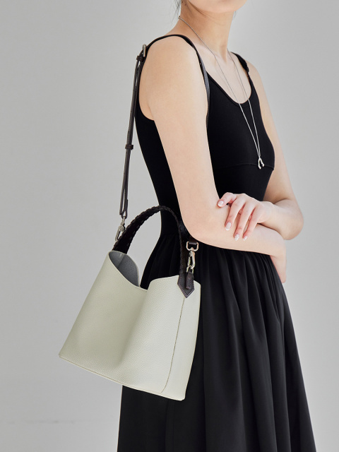 Wholesale Korean Style Leather Bucket Bag Manufacturer | Custom Shoulder Crossbody Underarm Bag | Louis Bags