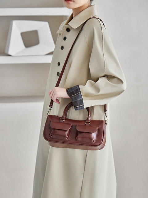 Wholesale Genuine Leather Pillow Bag Manufacturer | Custom Women's Shoulder Crossbody Handbag | Louis Bags